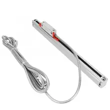 High Accuracy Optical Linear Encoder Glass Scale Linear Encoder Measuring Ruler Tool 220mm/270mm/320mm high efficiency 2 2mm magnetic encoder opened magnetic linear scale encoder