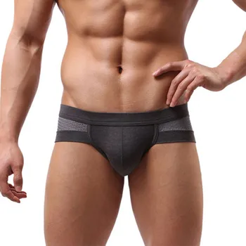 

2018 Hot Selling Mens Sexy Underwear Briefs Cotton Low Waist Underpanties For Men Male Panties ropa interior hombre nov29
