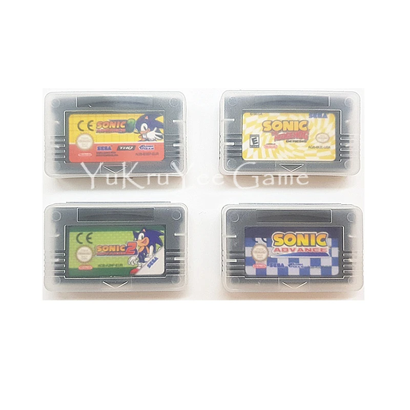 

Sonic Series Video Game Cartridge Console Card for 32 Bit Handheld Player Console System