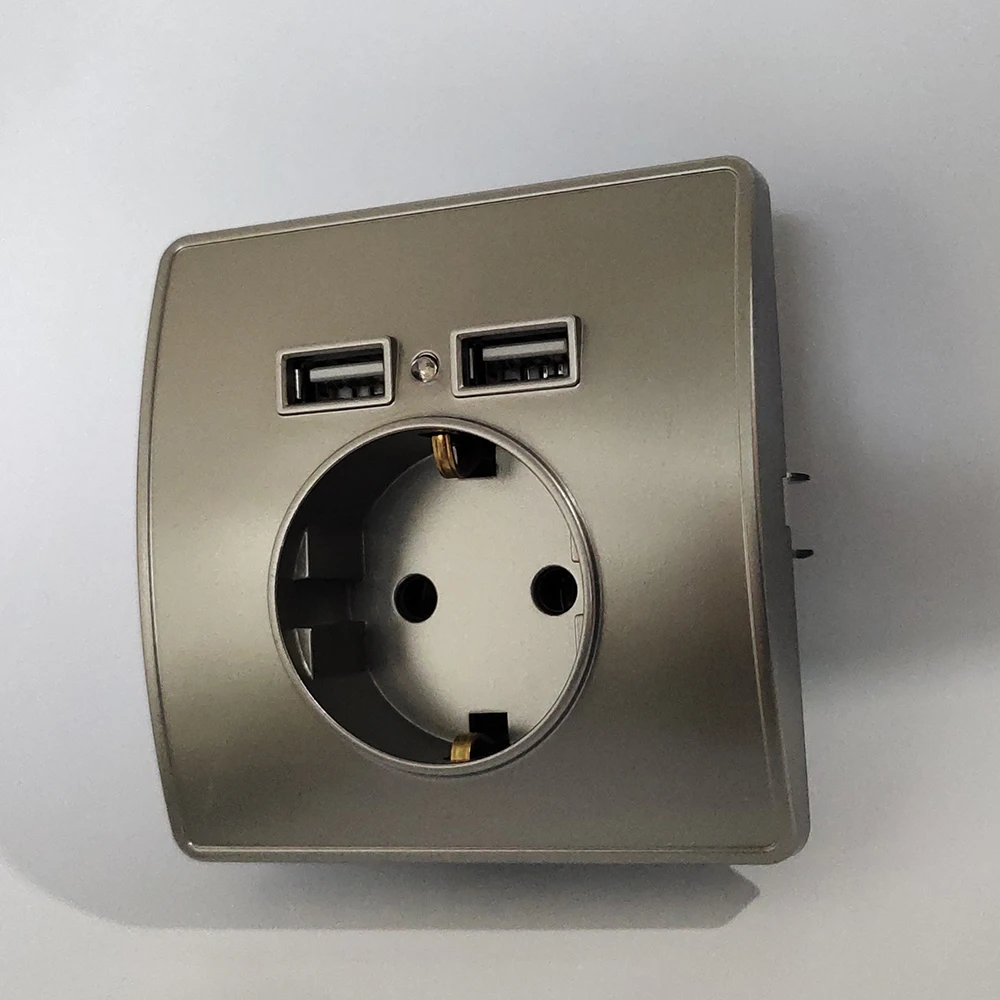 Настенное зарядное устройство адаптер ЕС вилка двойной Usb порт высокое качество 5