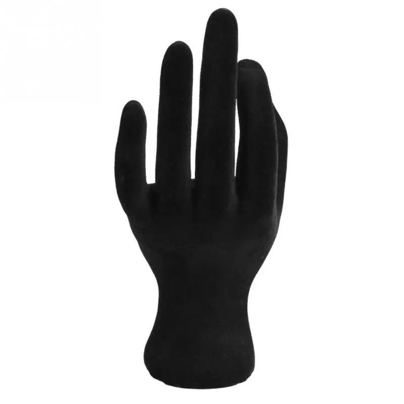 Черный OK-hand-gestured демонстрационный стенд для колец серьги браслет ювелирные изделия органайзеры витрина