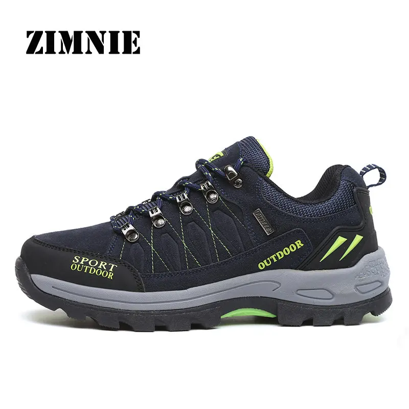 

ZIMNIE Men's Hiking Shoes Male Outdoor Shoes Hiking Antiskid Breathable Trekking Shoes Hunting Tourism Mountain Sneakers Boots