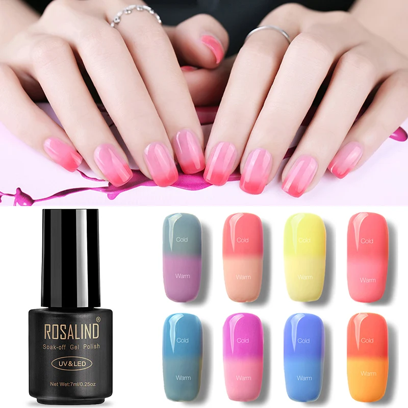 Temperature Color Changing Nail Polish 7ml Soak off UV LED Nail Gel Polish Mood Change Permanent