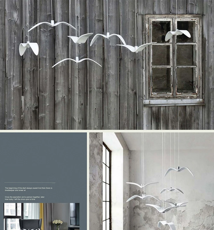 Ditoon Seagull Birds Pendant Light (1)