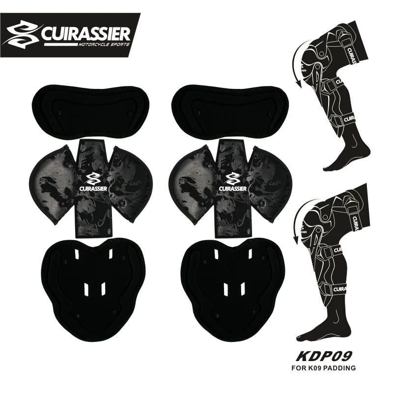 Наколенники для мотокросса Cuirassier KDP09 защитные наколенники мотогонок 5