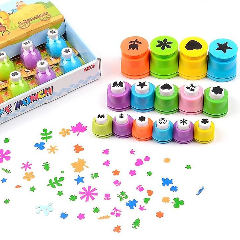 

Hole Punch Set Scrapbook Paper Punch Craft Paper Puncher Kids DIY Craft Paper Punch