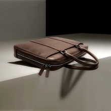 2017 Brand Genuine Leather Bag Men Designer Handbags High Quality Shoulder Bags Versatile Vintage Messenger Business Laptop Bag