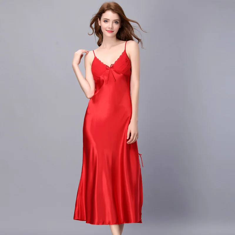 long satin nightie