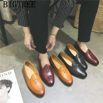 

Business Shoes Men Formal Suit Shoes Mens Office Shoes Leather Coiffeur Mens Dress Loafers Sepatu Slip On Pria Chaussure Homme