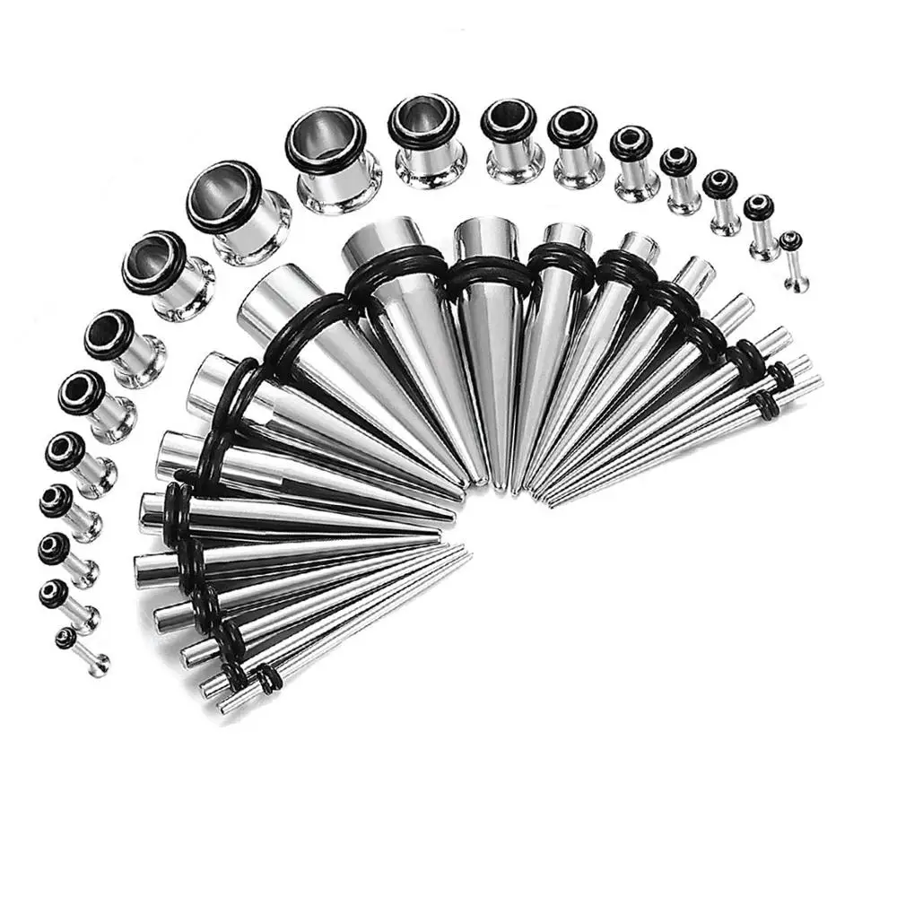 Buy A Pair Ear Piercing Steel Ear Tapers Expander