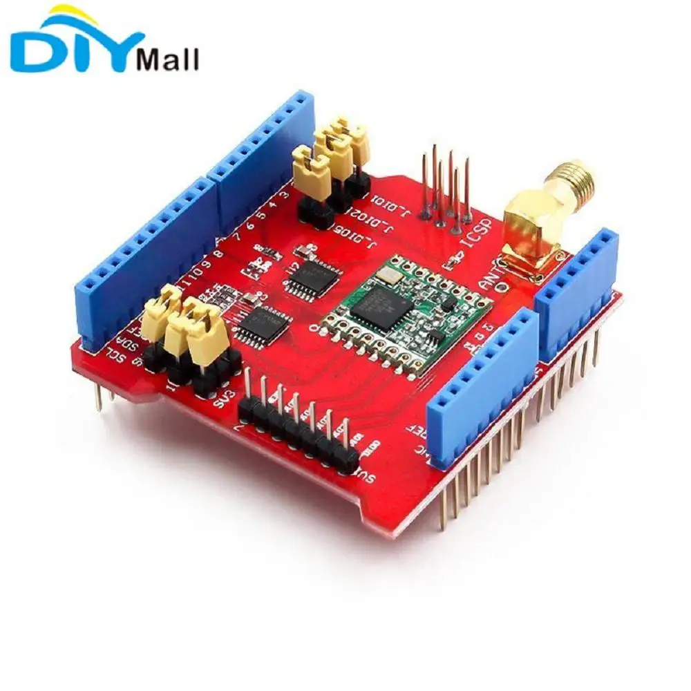 433MHz 915MHz 868MHz Dragino LoRa Shield дальний беспроводной приемопередатчик для Arduino UNO Mega2560 Leonardo DUE - Комплект: 868MHz