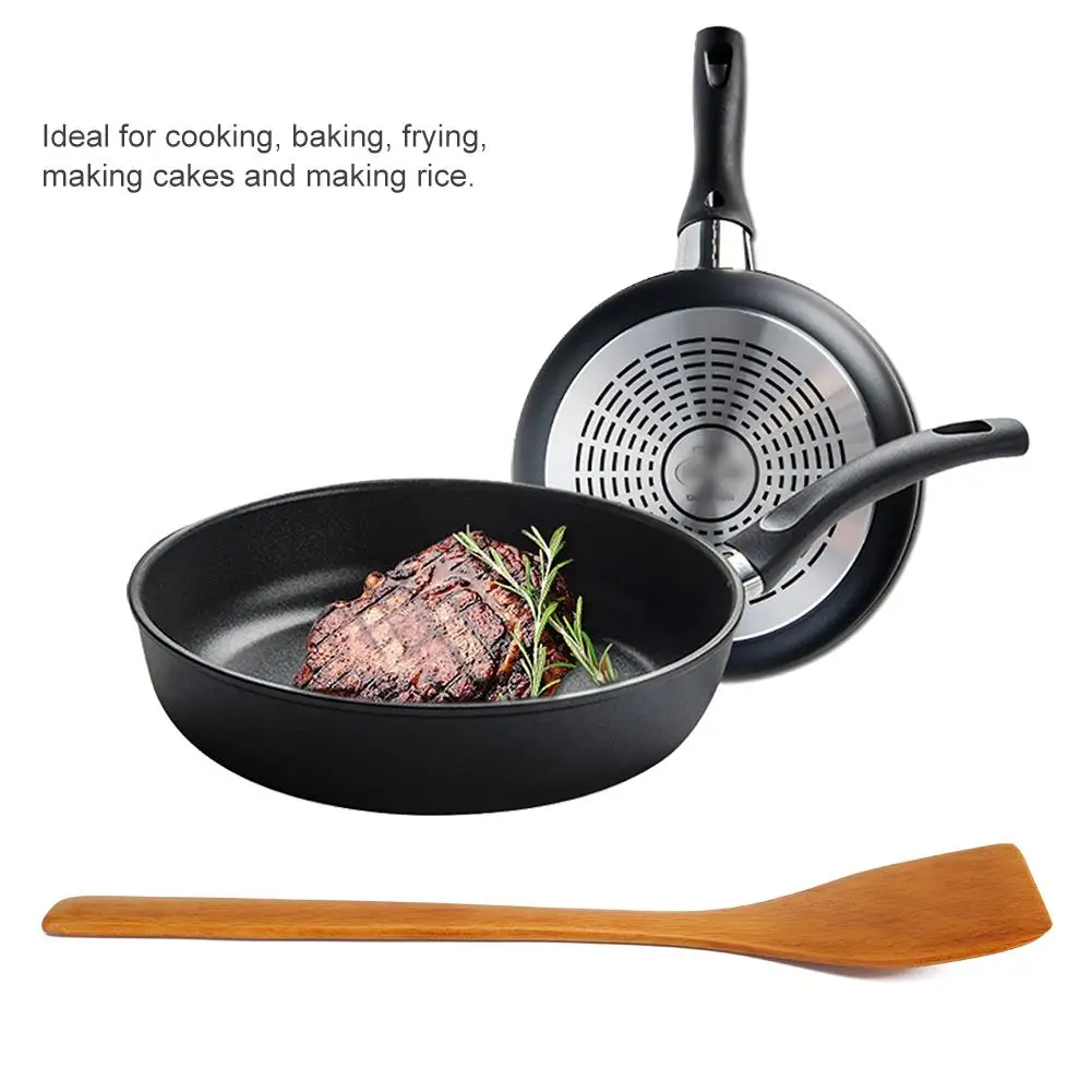 Без палки деревянная лопатка токарь бытовой жареные кухонная лопатка кухни посуда лопата высокого качества