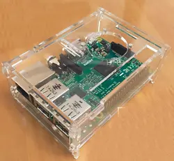 Бесплатная доставка 5 шт. Raspberry Pi 3 чехол может поместиться вентилятор и радиатор Raspberry Pi e 3B/2B/1B + коробка