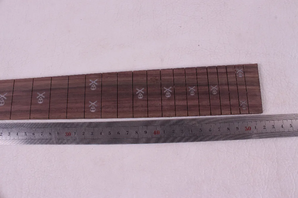 1 pcs Guitar Fretboard Fingerboard Fretless Guitar parts Dot inlaid Maple wood #22