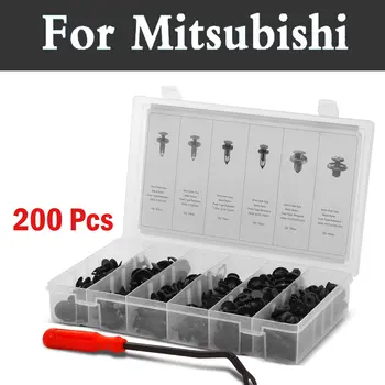 

200pcs Car Nylon Remover Set Case Rivets For Mitsubishi Airtrek Attrage Carisma Challenger Colt Eclipse Endeavor