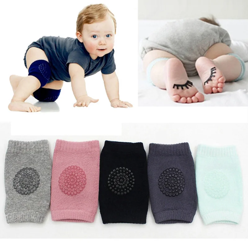 Baby Cotton Knee Pads Kids Anti Slip Crawl Necessary Knee Protector