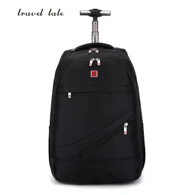 

travel tale 18 inch fashion men/woman business oxford Rolling Luggage zipper backpack waterproof trolley bag travel bags