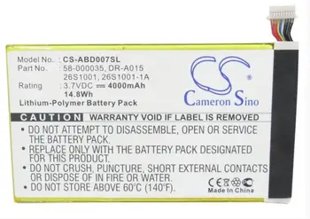 

Cameron Sino 4000mAh battery for AMAZON KC2 KC2-D Kindle Fire 7" X43Z60 for AMAZON 26S1001 26S1001-1A 58-000035 DR-A015