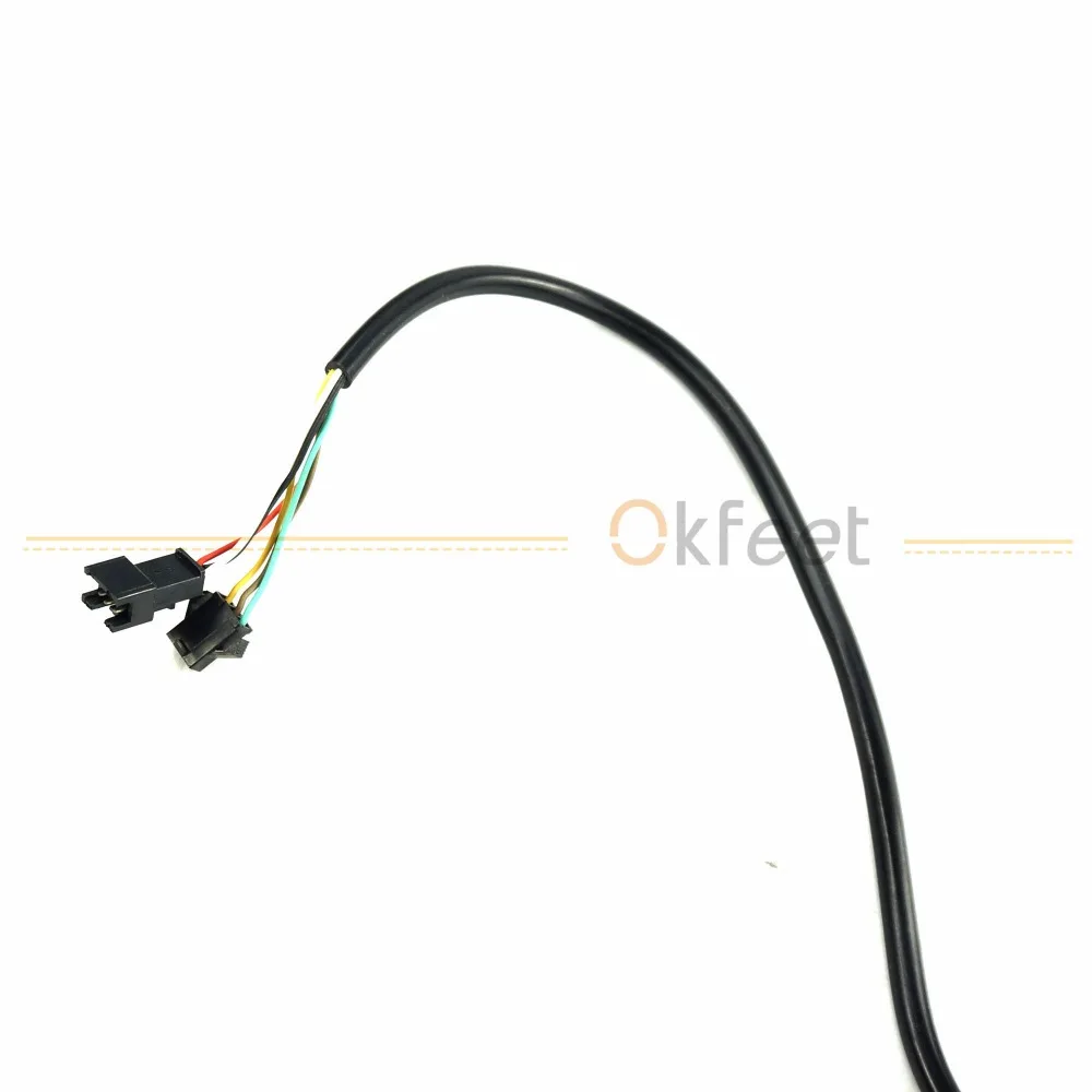 Top Okfeet Wuxing 62DX Twist Throttle Electric Bike Bicycle Ebike 5 Pin Handle Bar Twist Throttle with Battery Indicator Switch 13