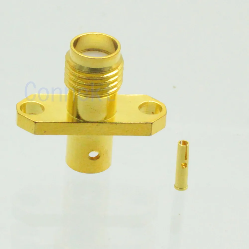 10 шт. разъем SMA женский 2 holes фланец припоя для полужесткие RG402 0.141 &quot|flanges table|flange