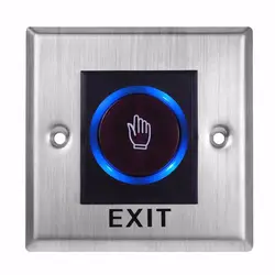 LESHP без Touch Сенсор Переключатель выхода индукционный Тип индуктивной отпустите кнопку Exit Switch Access Управление DC12V с Светодиодный индикатор