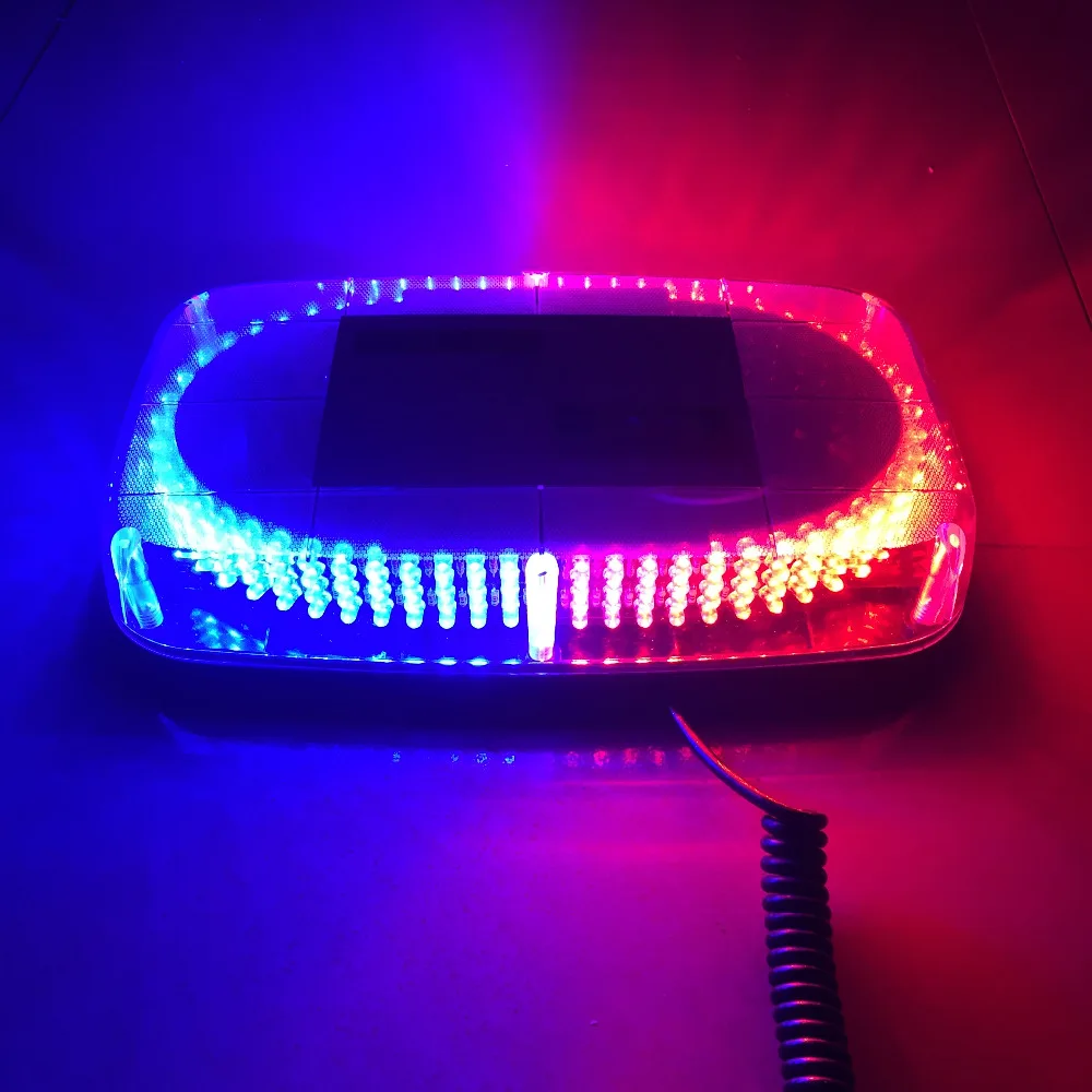  DC12V 240 LED Red Yellow Blue car Vehicle Police Warning light Magnetic Mounted Flashing Strobe Eme - 32609600885