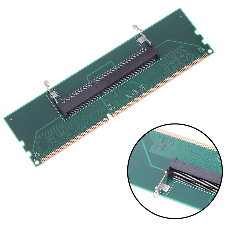 

2019 New 1Pc Practical DDR3 laptop SO-DIMM to desktop DIMM memory RAM connector adapter DDR3