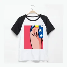 Super hero Wonder Woman funny t shirts men women asian size