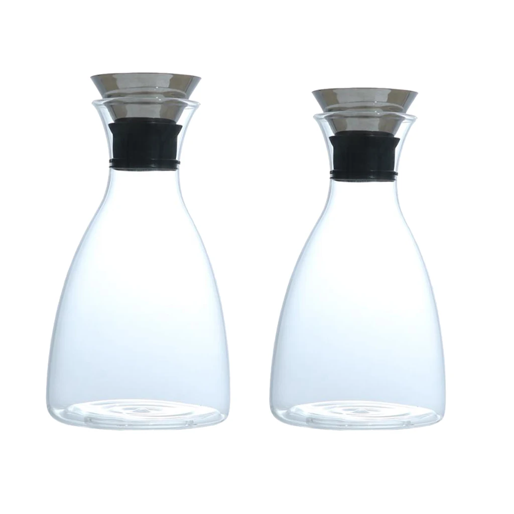 Clear Glass Bottle Heat Resistant Pitcher Teapot Water Juice Beverage Flower Tea Jugs Drinkware Teapot