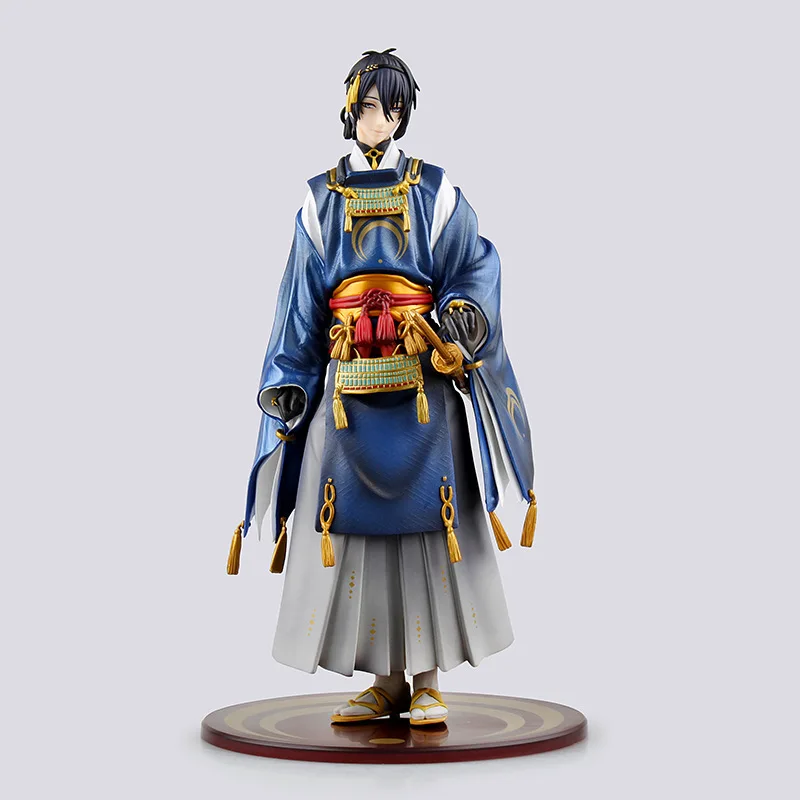 23 см Mikazuki Munechika Аниме фигурки игры Touken Ranbu онлайн ПВХ Модель 1/8 масштаб коллекционные Дети прекрасный подарок игрушка кукла