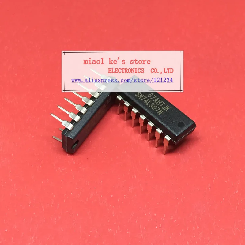2PCS SN74LS07N 74LS07 Dip-14 NEW