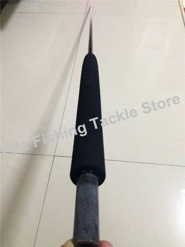 Trolling Rod Blank with EVA Grips 1240mm Black color . 50LB Fishing rod