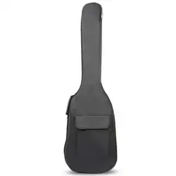 IFS черный Водонепроницаемый двойными бретельками бас рюкзак Gig сумка для электрический бас-гитара 5 мм Толщина мягкой губкой