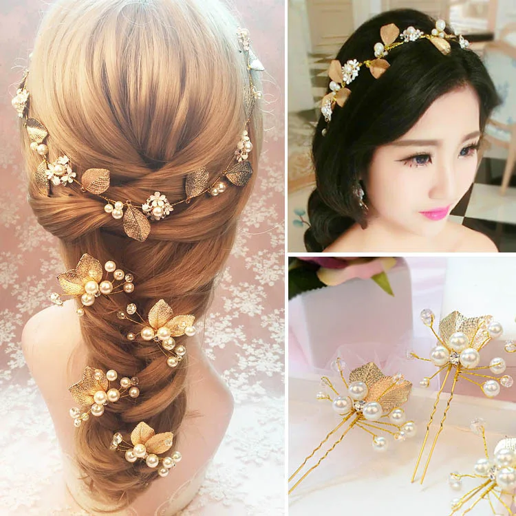 Newest Handmade Luxury Prom Wedding Hair Accessories Hair Jewelry