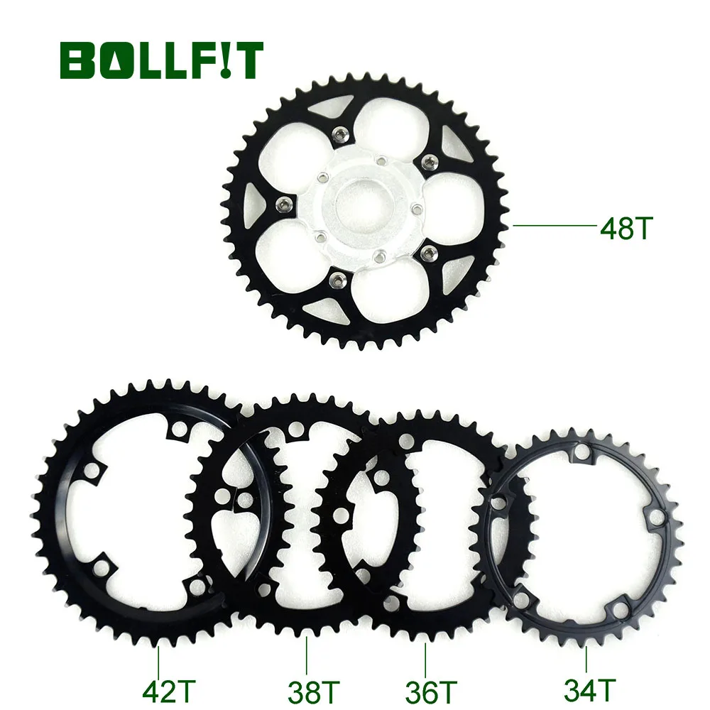 

Chainwheel Chain ring 48T 38T 36T 34T Chain Set TONGSHENG eBike Mid-Drive Motor TSDZ2 Kit electric bike bicycle