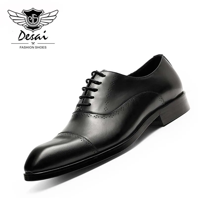 Esculpida Homens Black Do 2018 Genuíno Novo Brogue Sapatos De Couro Apontou Dedo Desai Hairstylist Britânico Red wine Pé Styel Casamento Retro IqUBa1