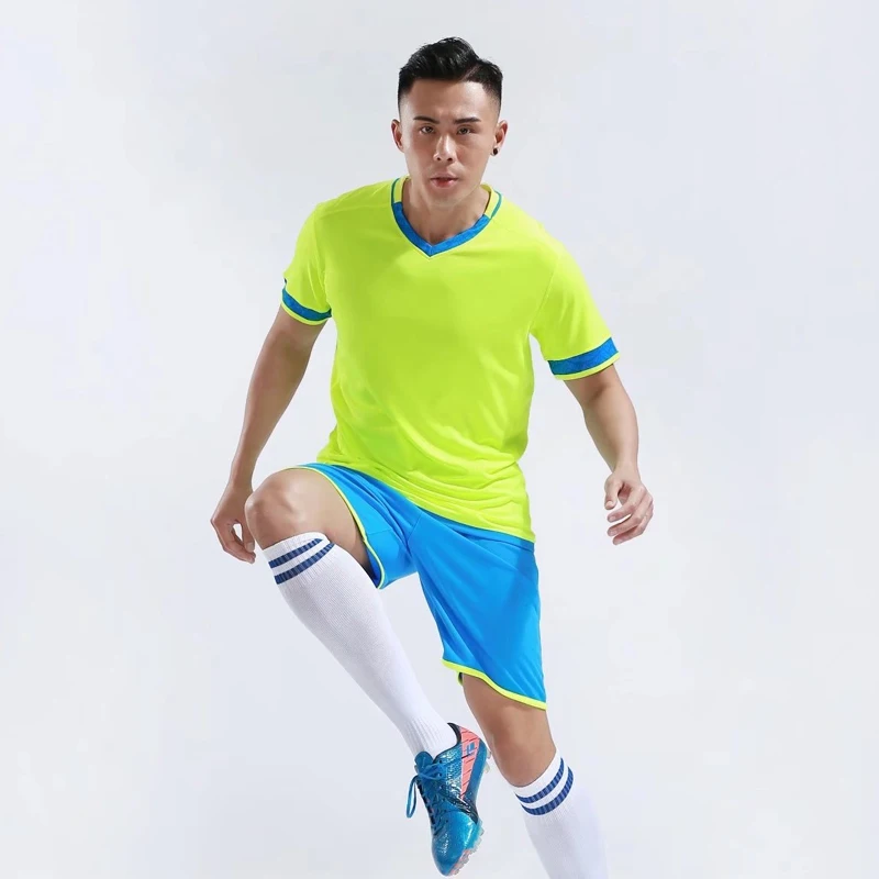 Soccer Jerseys font b Football b font Uniforms Suit Kids Training Soccer Sets Kit Men Survetement