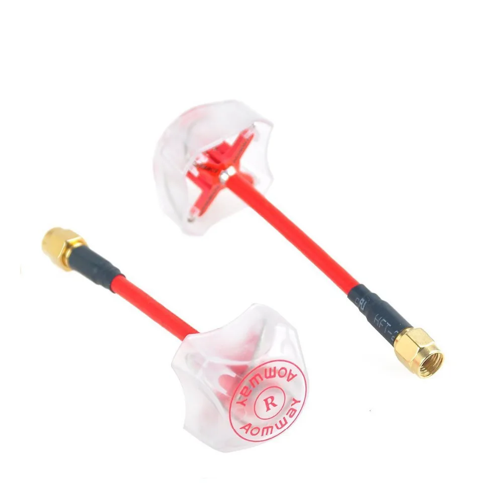 

2pcs Newest Aomway 5.8G 3DBi 4 Leaf Clover Antenna with Protective Coverings for FPV Multicopter TX/RX Racing frame