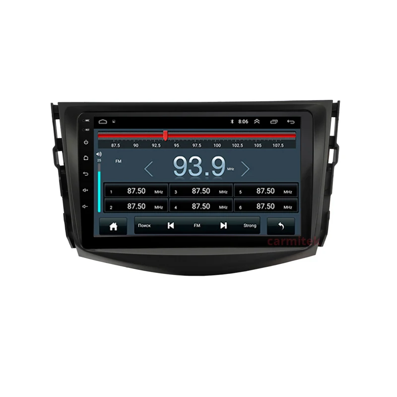 Дешево Автомобильный мультимедийный плеер Android 8,0 2 din автомобильный dvd font b gps b font навигатор для Toyota RAV4 Rav 4 2007 2011 Автомобильный Радио стерео