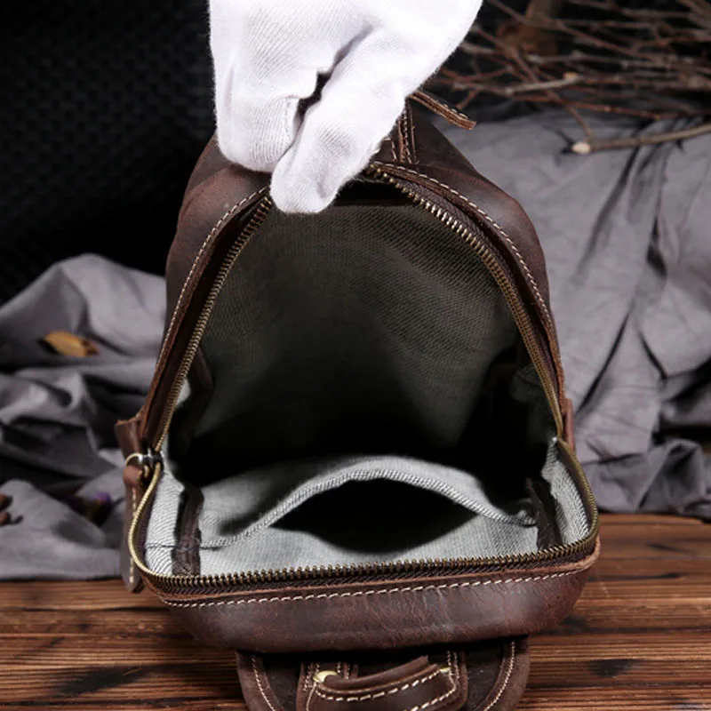 Schulter Umhängetaschen Crazy Männer Brust Vintage Brown Messenger Echtes Männlichen Tasche Boleke Taschen Dark Kleine Horse Marke Lässig Leder x5qvCYXw