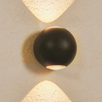 Современный короткий куб поверхностного монтажа 3 Вт 6 Вт 12 Вт светодиодный настенный светильник наружный внутренний алюминиевый настенный светильник s садовый Точечный светильник - Цвет абажура: 6W