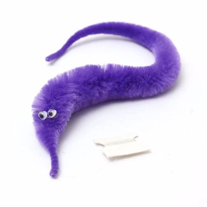 Magic Twisty Fuzzy Worm Wiggle Moving Sea Horse Kids Trick Toy Caterpillar IL 