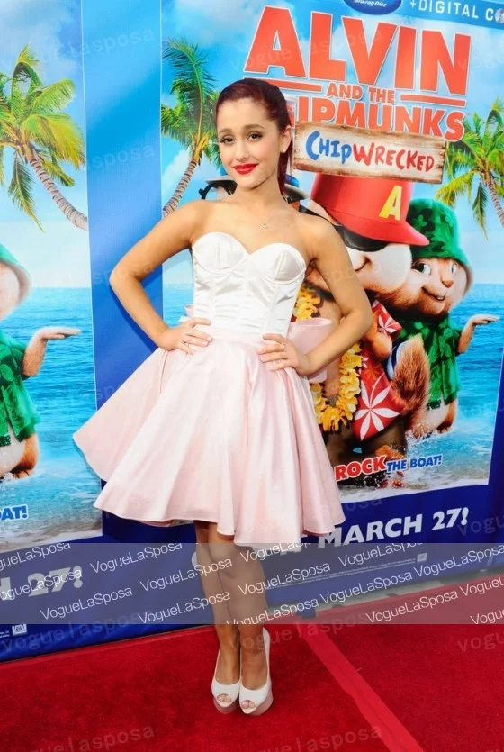 Free shipping Ariana Grande Short prom Dress Alvin And The ...