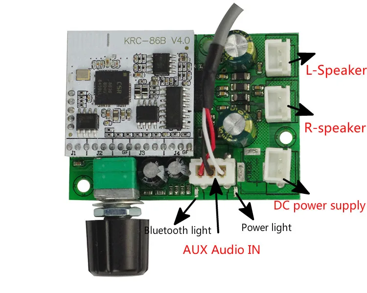 Ghxamp TPA3110 Bluetooth усилитель аудио доска 15 Вт+ 15 Вт усилитель ПК динамик без потерь DIY AUX активный динамик s