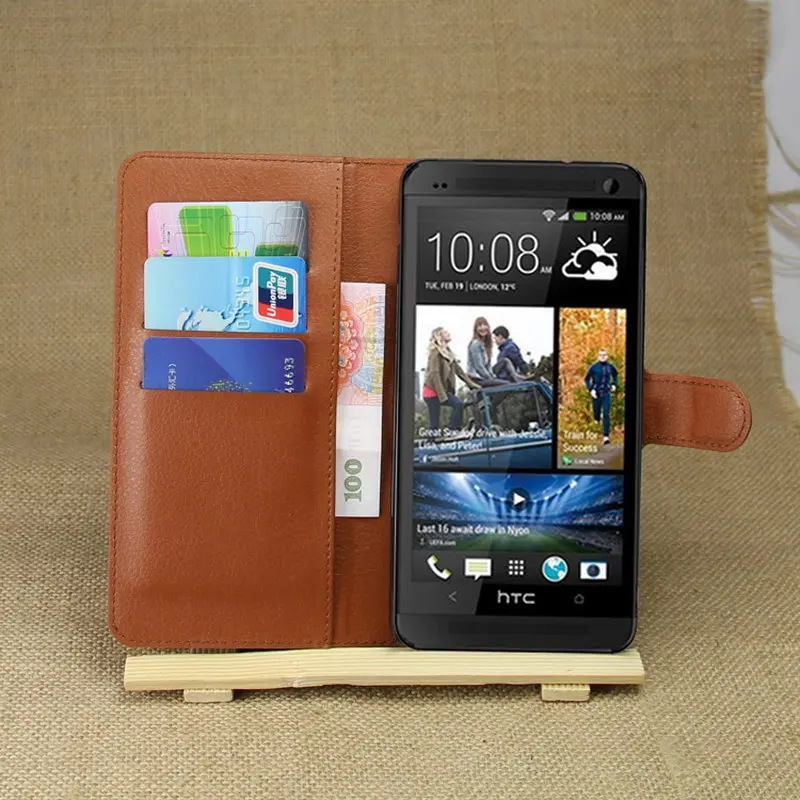 Роскошь для HTC One Max случае мода телефон принципиально Чехлы T6 coques Флип Кожа PU