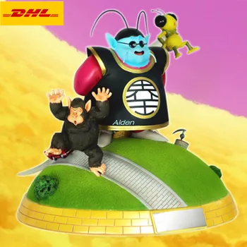 

9" Dragon Ball Statue North Kaio Bust Little Friends Full-Length Portrait Supreme Kai GK Action Figure Toy BOX 23CM B804