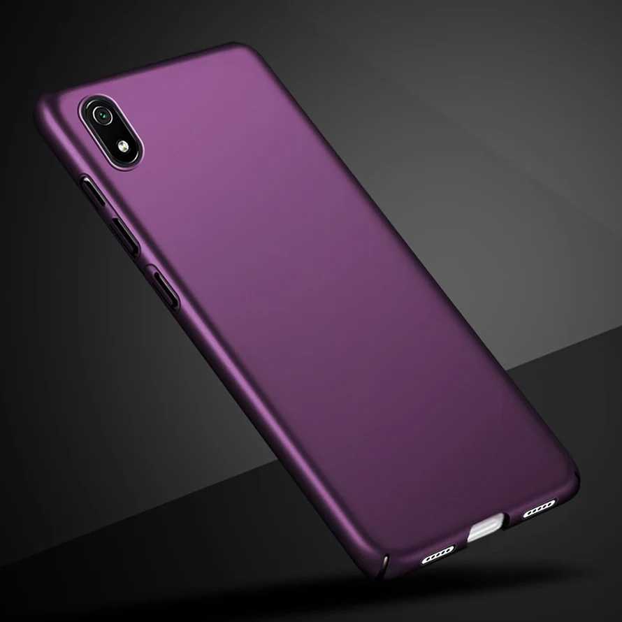 Модный Роскошный чехол для Xiaomi redmi 7A, жесткий пластиковый чехол с рисунком для redmi 7A 5,45 дюйма, задняя крышка для Xiaomi redmi 7A A7, глобальная версия - Цвет: Фиолетовый