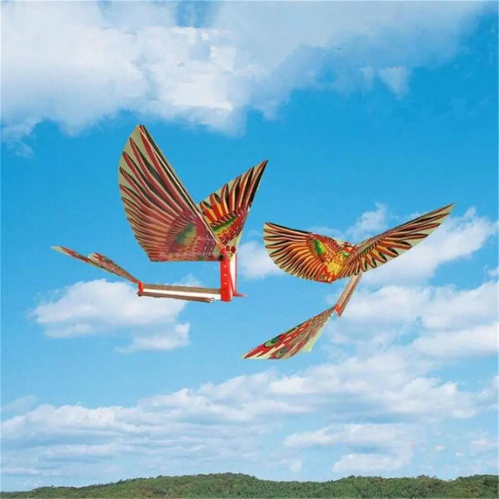 

1 Set Outdoor DIY Handmade Ornithopter Birds Toys Rubber Band Power Children Learning The Science Knowledge Model Building Kits