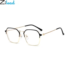 Zilead Polygon полуоправы готовой близорукости очки для женщин и мужчин металлические очки близорукие Рецептурные очки унисекс