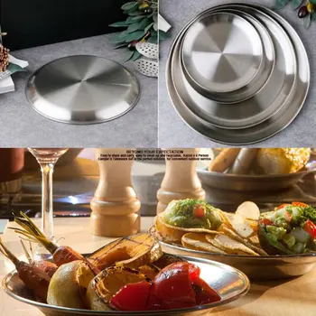 16-28cm Stainless Steel Dinner Plate  2